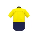 Mens Rugged Cooling Hi Vis Short Sleeve Shirt