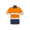 Mens Rugged Cooling Hi Vis Taped Short Sleeve Shirt
