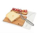 Snack-Rack Bamboo Cheese Board