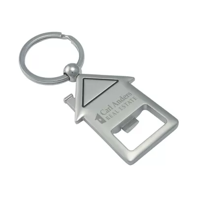 House Warming Metal Keyring