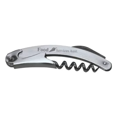 Toledo Stainless Steel Corkscrew and Bottle Opener