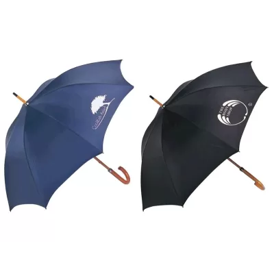 Executive 61cm Auto Open Wooden Handle Umbrella