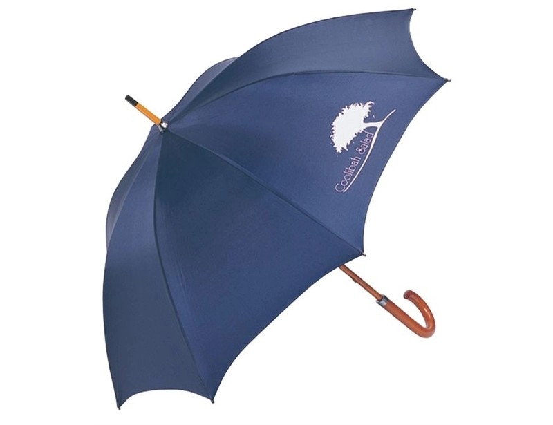 Executive 61cm Auto Open Wooden Handle Umbrella