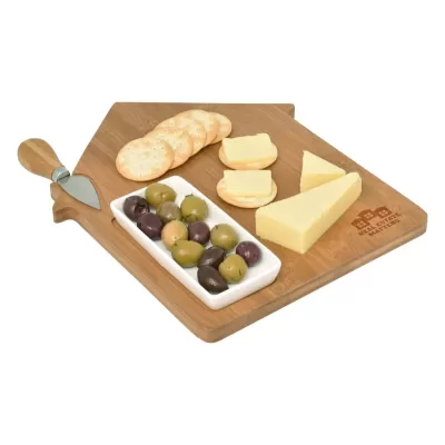 House of Cheese Bamboo Board