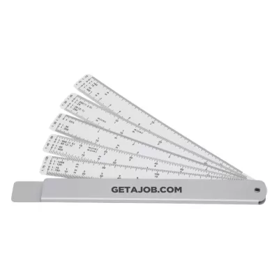 Measure-Mate Aluminium Scale Rule