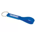 Silicone Sling Keyring with Dome