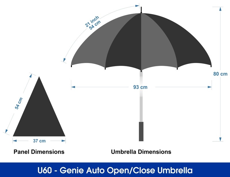 Genie Auto Open Folding Umbrella