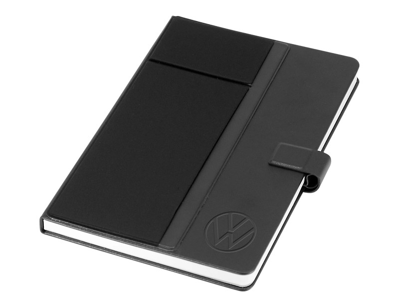 Remote Work A5 Leather Notebook