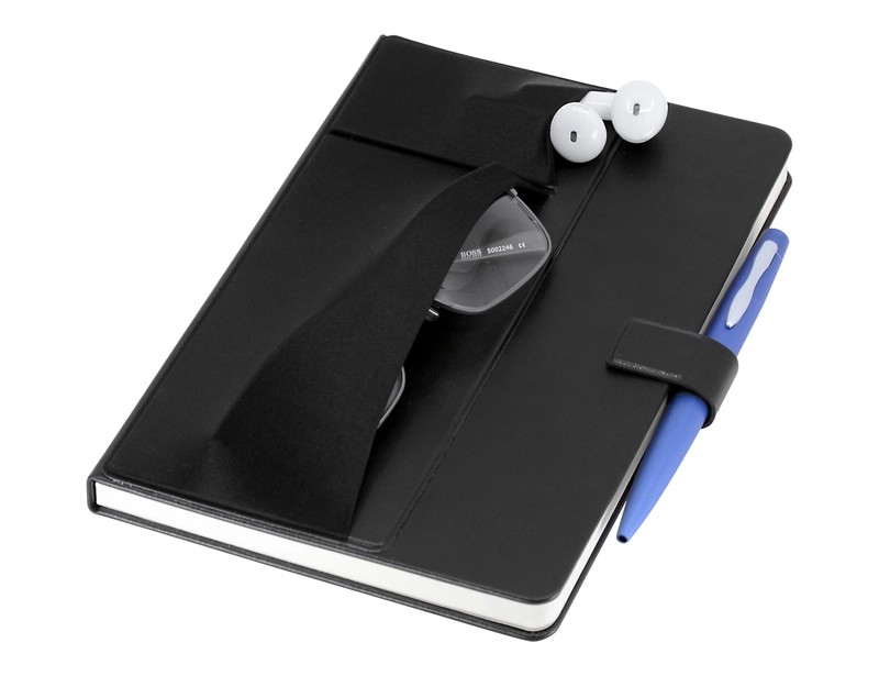 Remote Work A5 Leather Notebook
