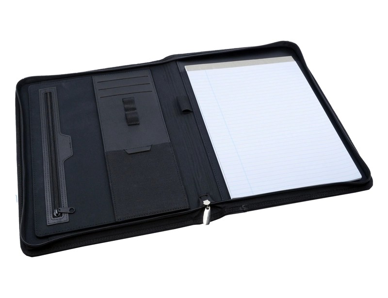 Bradford A4 Zip Leather Portfolio
