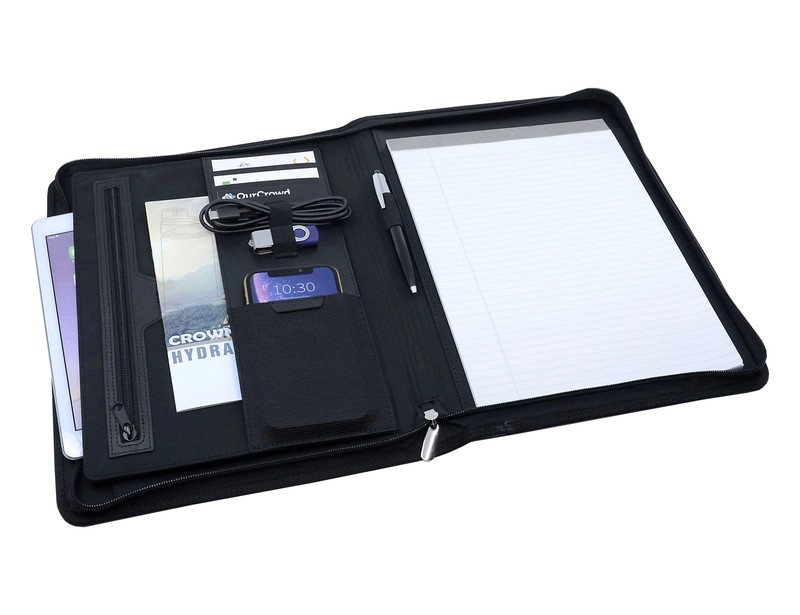 Bradford A4 Zip Leather Portfolio