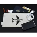 &amp;stuff Calico 12.5 x 24.5cm Travel Pouch