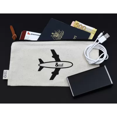 &stuff Calico 12.5 x 24.5cm Travel Pouch