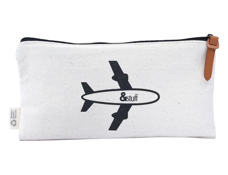 &stuff Calico 12.5 x 24.5cm Travel Pouch
