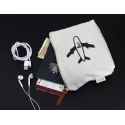 &amp;stuff Calico 14.5 x 22.5 x 5cm Travel Pouch