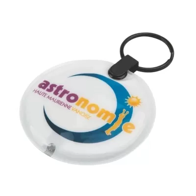 Press-Light Plastic Keyring