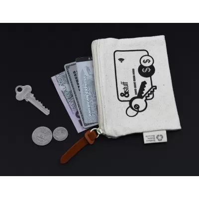 &stuff Calico 8.5 x 13cm Card and Key Pouch