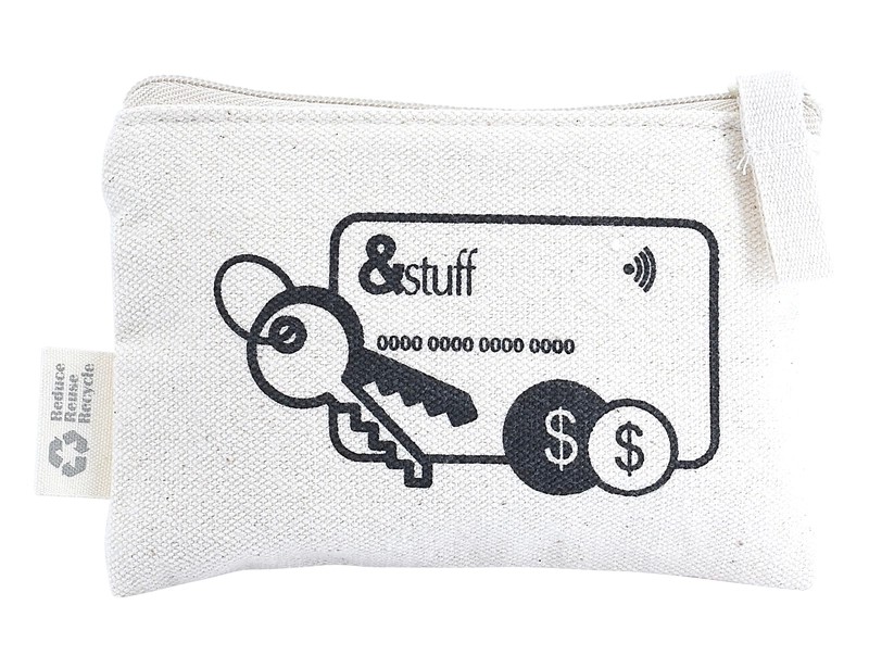 &stuff Calico 8.5 x 13cm Card and Key Pouch