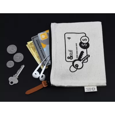 &stuff Calico 12.5 x 17cm Card and Key Pouch