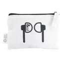 &amp;stuff Calico 8.5 x 13cm Earphone Pouch