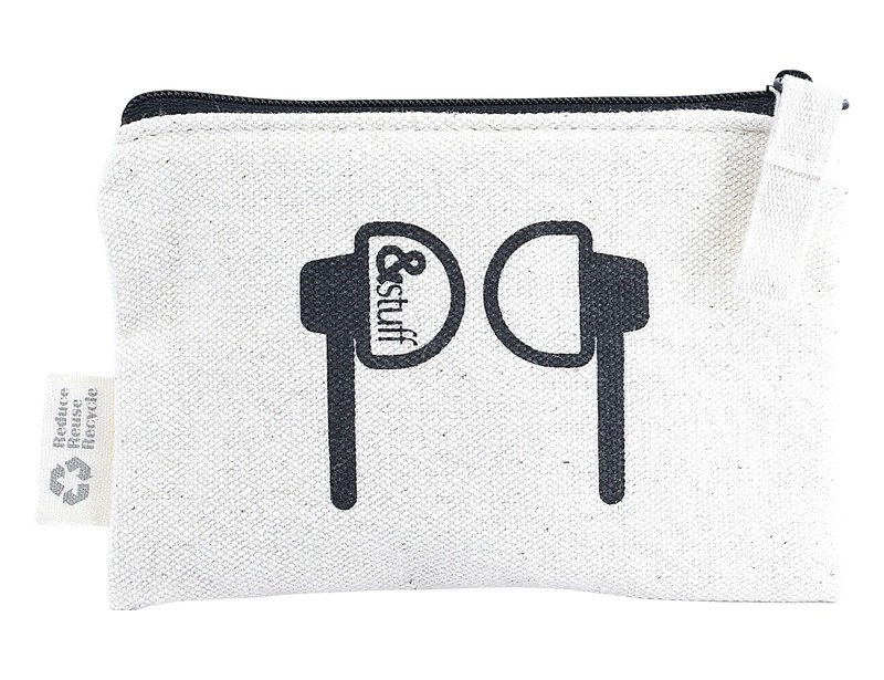 &stuff Calico 8.5 x 13cm Earphone Pouch