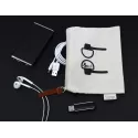 &amp;stuff Calico 12.5 x 17cm Earphone Pouch