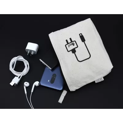 &stuff Calico 14.5 x 22.5 x 5cm Tech Pouch