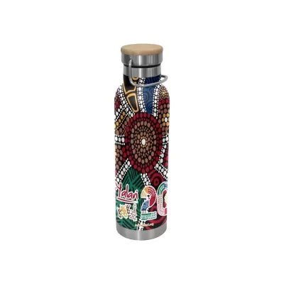 Valley 650ml Bamboo Lid Stainless Steel Vacuum Drink Bottle