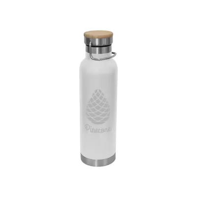 Valley 650ml Bamboo Lid Stainless Steel Vacuum Drink Bottle