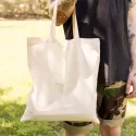 Short Handle Calico Bag