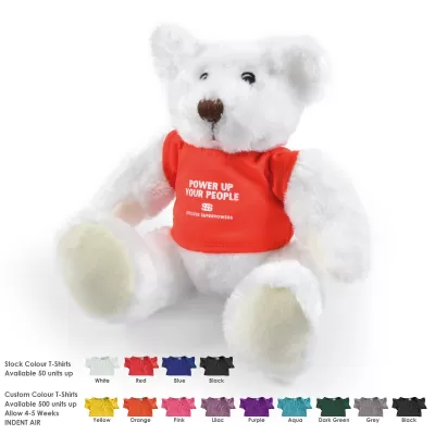 Frosty Plush Teddy Bear