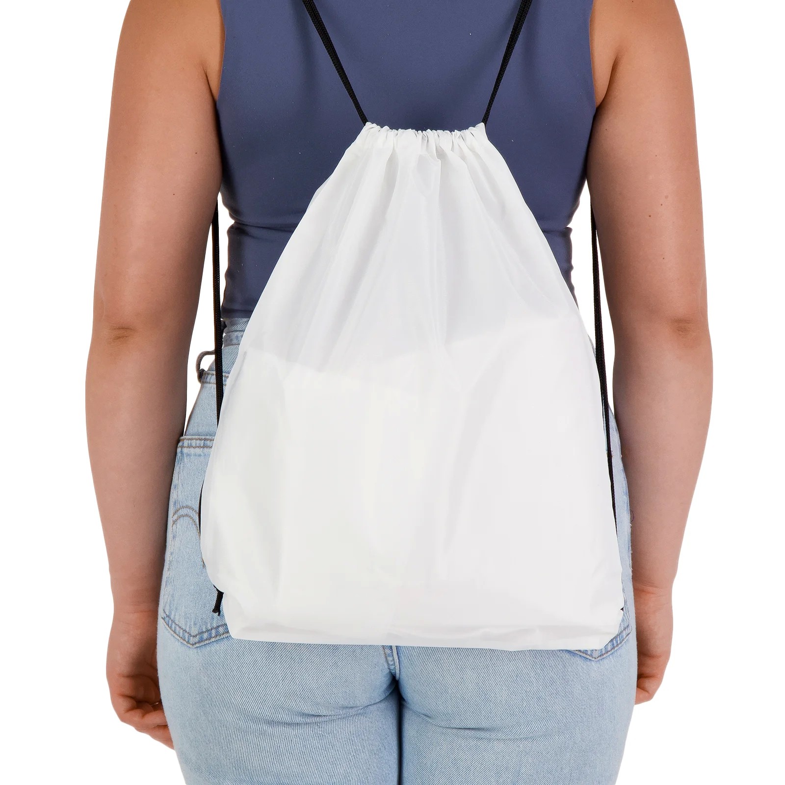 Pronto Polyester Drawstring Backpack