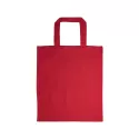 Coloured Short Handle 140gsm Cotton Tote Bag