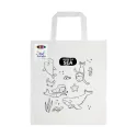 Colouring Short Handle Cotton Bag with Crayons