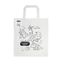 Colouring Short Handle Cotton Bag with Crayons