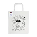Colouring Short Handle Cotton Bag with Crayons