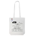 Colouring Long Handle Cotton Bag with Crayons