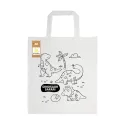 Colouring Short Handle Cotton Bag with Pencils