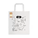 Colouring Short Handle Cotton Bag with Pencils
