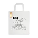 Colouring Short Handle Cotton Bag with Pencils