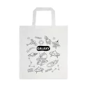 Colouring Short Handle Cotton Bag with Pencils