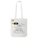 Colouring Long Handle Cotton Bag with Pencils