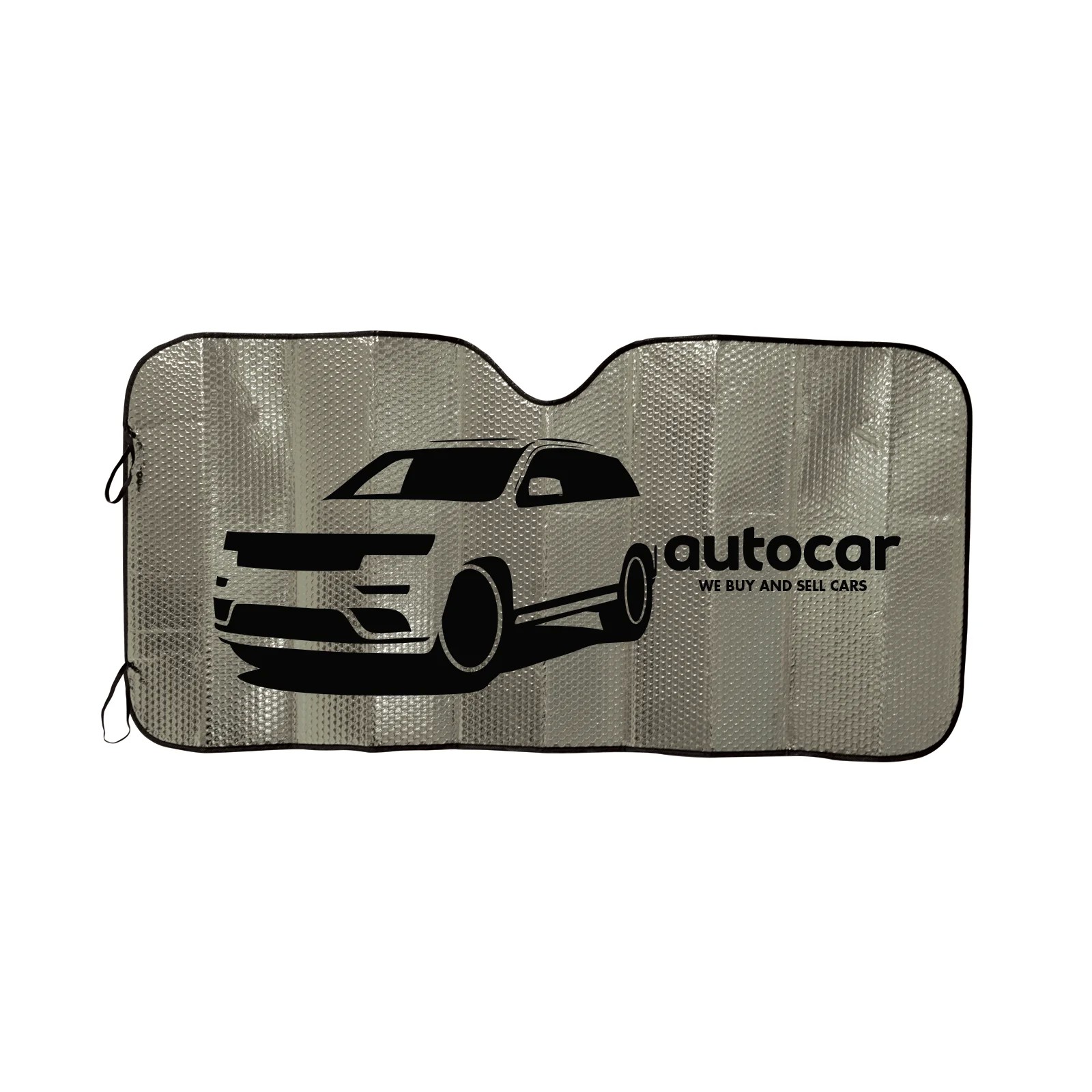 Concertina Metallic Car Sun Foil Shade