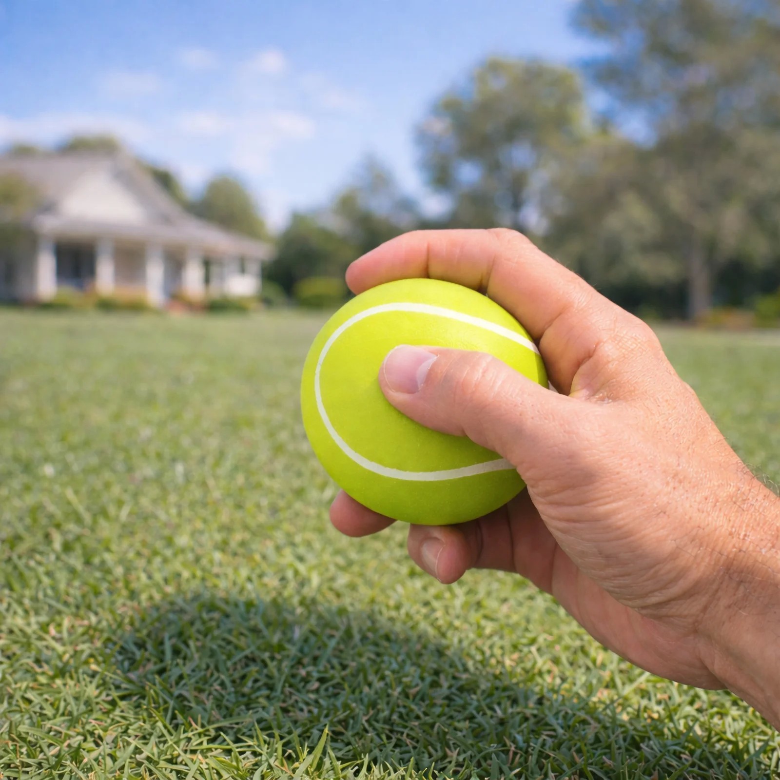 Hi Bounce Rubber Tennis Ball