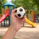 Hi Bounce Rubber Soccer Ball