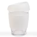 Vienna 320ml Silicone Lid Borosilicate Coffee Cup