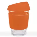 Vienna 320ml Silicone Lid Borosilicate Coffee Cup