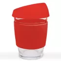 Vienna 320ml Silicone Lid Borosilicate Coffee Cup