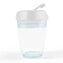 Vienna 320ml Flip Lid Glass Coffee Cup
