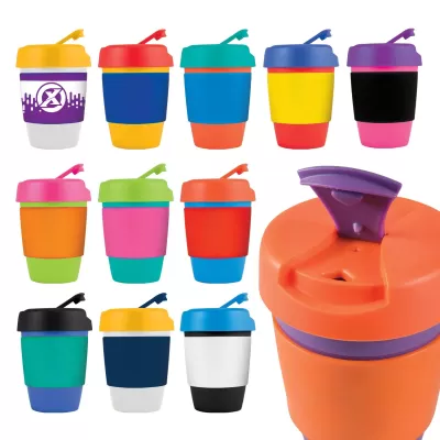 Kick 320ml Silicone Band Coffee Cup